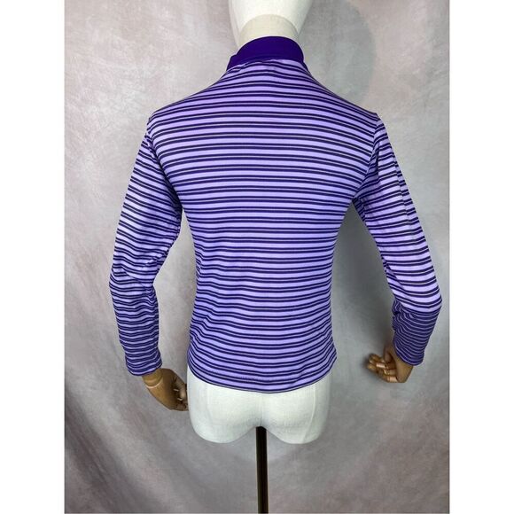 Vintage 1970s Striped Turtleneck Mod MCM Size Small XS - Picture 4 of 8